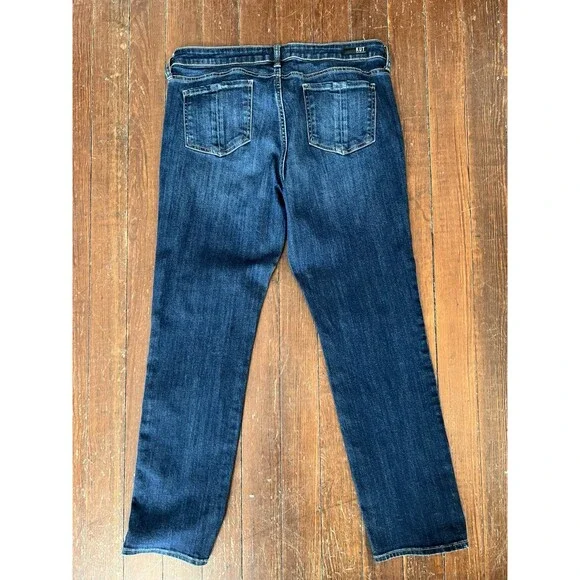 Kut From The Kloth Catherine Boyfriend Fit Jeans Medium Wash Stretch Size 14 - Picture 2 of 11